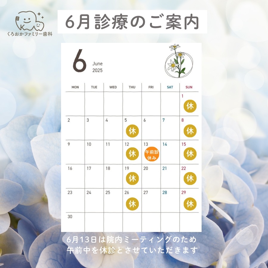 6月の診療のご案内