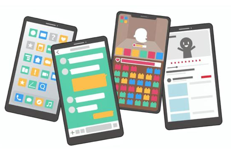 スマホゲームのイラスト