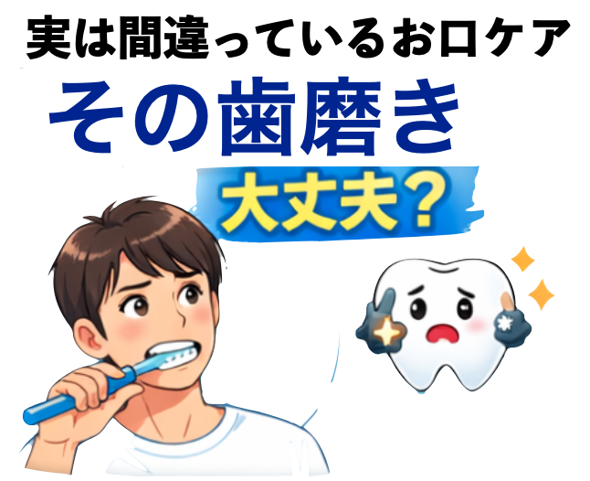 その歯磨き大丈夫?